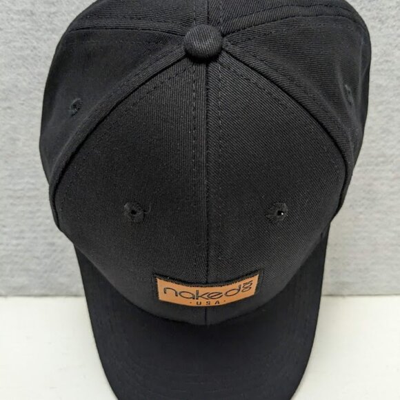 Naked 100 Los Angeles Black Brown Logo Basic Cap Hat Adjustable Size NEW - Picture 10 of 10